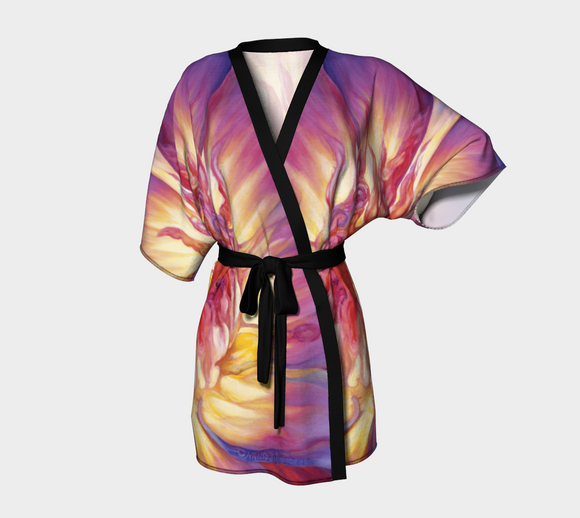 Chandrika Steinhardt - Lotus Lily Bliss - Luxurious Kimono - Design by Chandrika