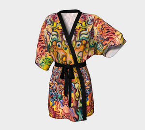 Chandrika Steinhardt - Flower-power-of-love -Luxurious Kimono - Design by Chandrika