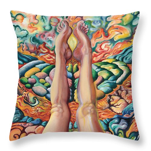 Creation One - Throw Pillow